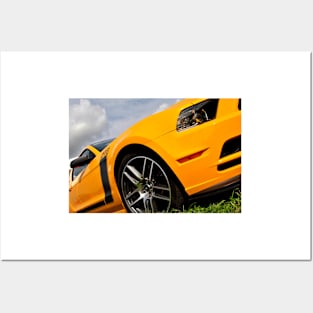 Ford Mustang Sports Motor Car Posters and Art